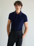 TOMASSO® Polo Shirt synthetic fiber