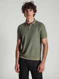 ROCHESTER® 2024 Summer Men's Slim Knit Polo Shirt with Turn-Down Collar and Buttoned Detail