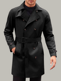 PANNOS®  Long Trench Coat with Belt