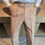 KENJI® Draped High-waist Trousers