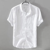 LANTINI® Short Sleeve Linen Shirt