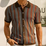 MALFI® Summer Men's Luxury Knitted Polo Shirt