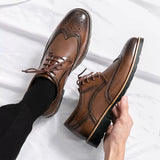 BROGUE® Handmade Leather Classic Shoes
