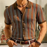 MALFI® Summer Men's Luxury Knitted Polo Shirt