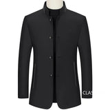 FREDERIC® Men's Stand-up Collar Business Casual Blazer