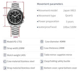 ENSINO® New Men's Automatic Date Sapphire Watch
