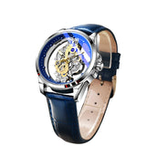 TREGON® Skeleton Gold Automatic Quartz Wrist Watch for Men