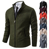 SERGEI® Sweater Grab Fleece Warm Zipper Cardigan