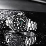 PAGANI®  Men's Silver Waterproof Watch