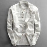 BENEDETTA® Mens Linen Cotton Shirt