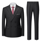 ALEKSEI®  Suit Jacket Blazers Coat Pants 2 Peaces Set