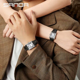 SANDRA® Leather Couple Watch
