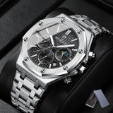 BINBOND® Luxury Luminous Stainless Steel Watch