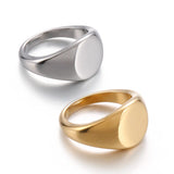 REI® Stainless Steel Signet Ring