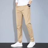 MING® Thin Cotton Straight Casual Pants