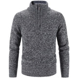 ROMEU® Men's Half Zipper Sweater