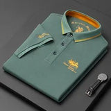 Lapel® Embroidered Polo Shirt Men's