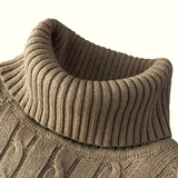 LUCA ROSSI® Wool Turtleneck Sweater